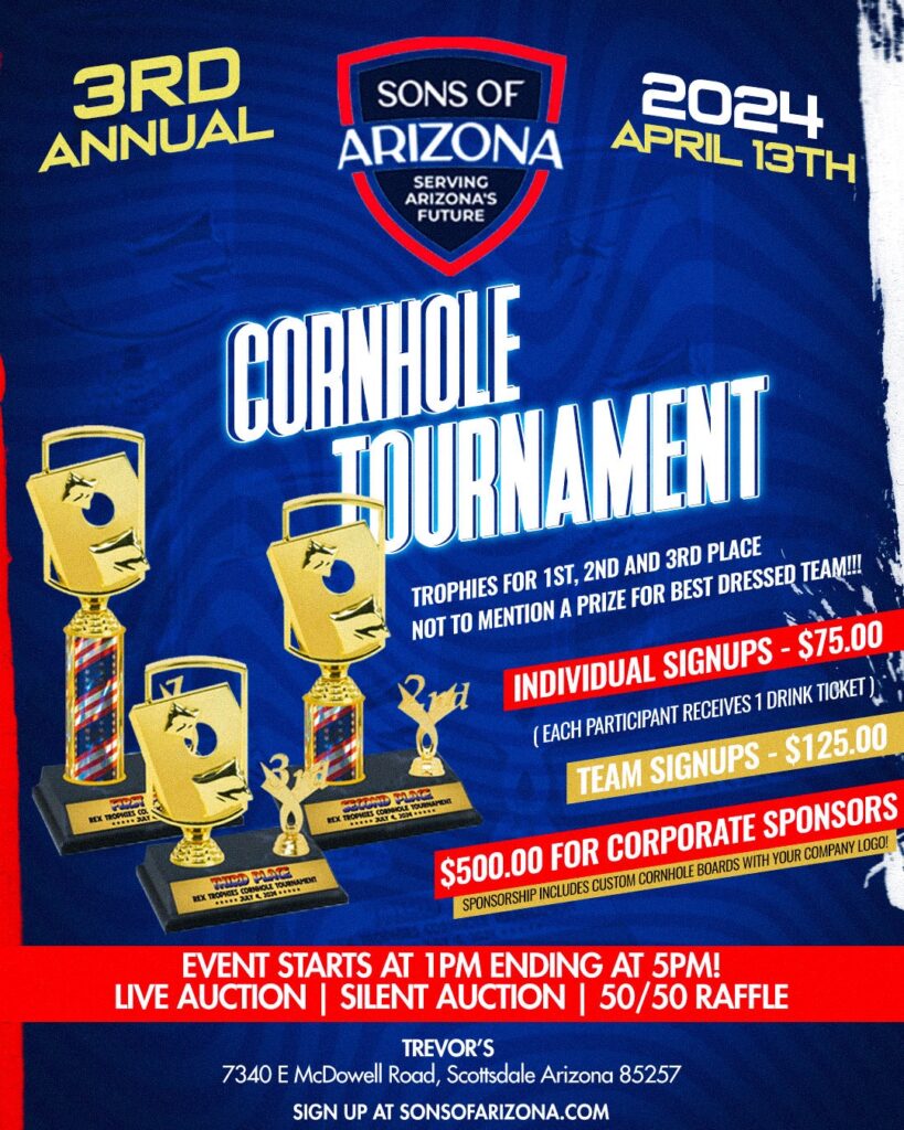 Sons of Arizona - 3rd Annual Cornhole  Tournament 2024